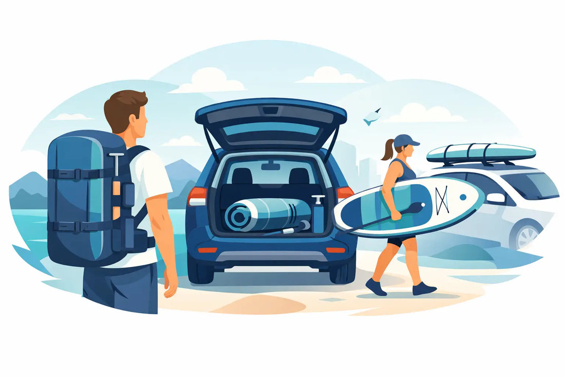 SUP Board leicht und kompakt transportieren