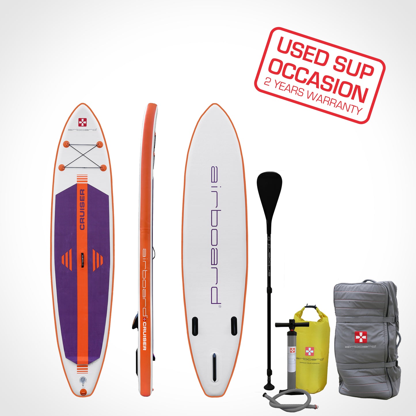Airboard CRUISER 11'2'' Orange-Purple - Demo-SUP