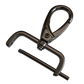 Haken Ersatz anthrazit/schwarz, schraubbar