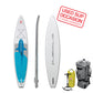 Airboard SHARK 12'6'' Cyan-Gray - Occasion