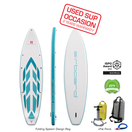 Airboard STRIDER Ultralight 11'2'' Petrol Blue - Demo-SUP, 2 Jahre Garantie
