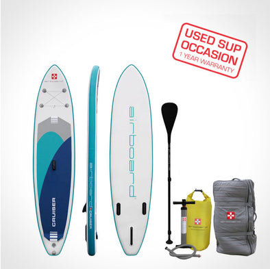 Airboard CRUISER 11'2'' Cyan - Outlet-SUP, 1 Jahr Garantie