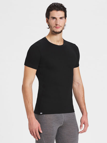 Men's t-shirt SS adara dark / black - Rewoolution